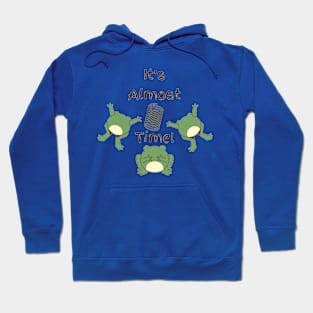 It's Almost Spring time Frog Hoodie